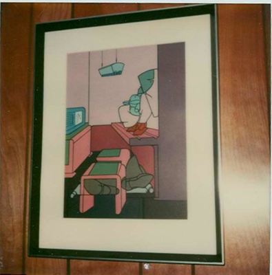 Derriere le Miroir; Valerio Adami (Italian, b. 1935); 20th century