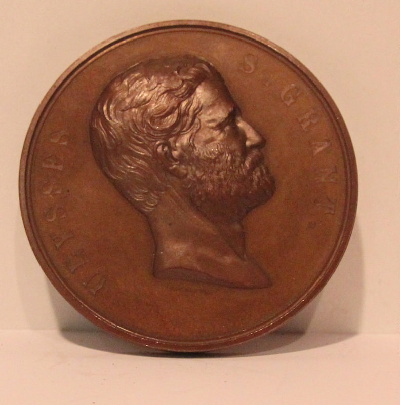Ulysses S. Grant Inaugural Medal; Charles E. Barber, EnglishAmerican