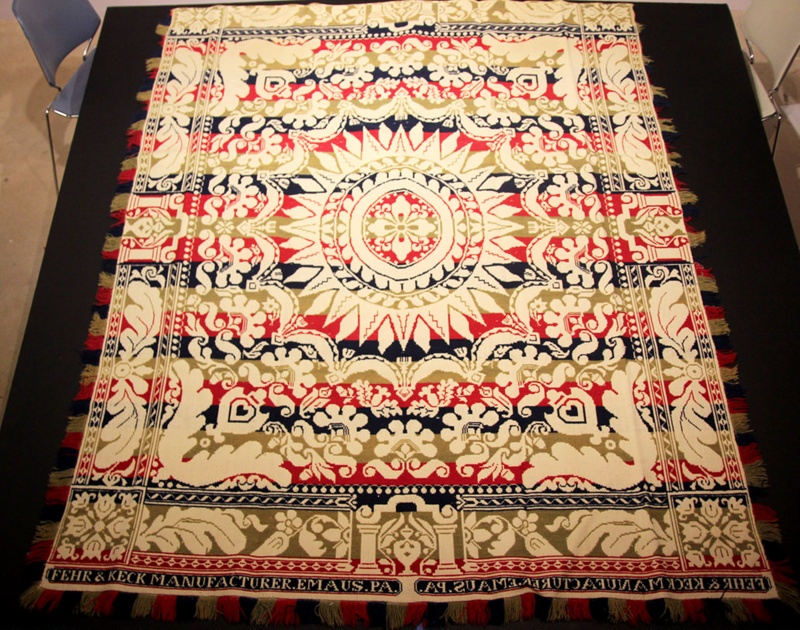 Coverlet; Fehr and Keck (American weavers, active c. 1843-1848 in ...