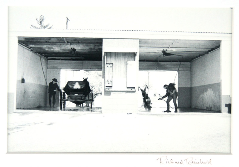 Untitled (Amish Buggy in Car Wash); Richard K. Reinhold (American, 20th century)... eHive