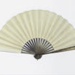 Wooden fan with printed paper leaf marked Garnier Perroncel; c. 1900; LDFAN2015.72