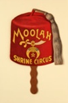 Advertising fan for Moolah Shrine Circus, USA; LDFAN2011.5
