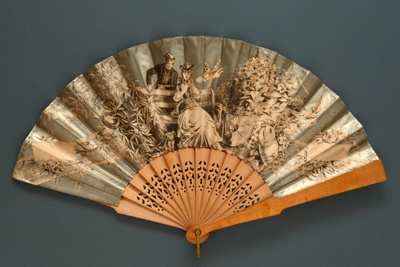 Folding Fan; c. 1880; LDFAN2003.48.Y