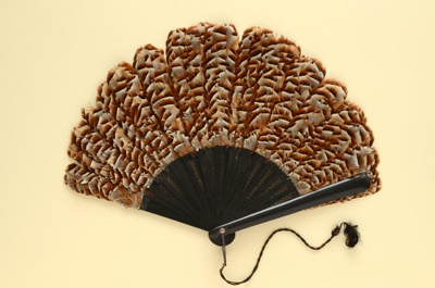 Fontange Feather Fan; c. 1920; LDFAN2009.52