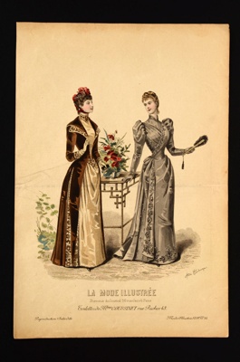 Fashion Plate; Anais Toudouze; 1891; LDFAN1990.51