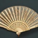 Folding Fan & Box; c. 1960; LDFAN1993.33.1 & LDFAN1993.33.2