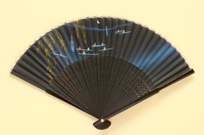 Folding Fan; c. 1990; LDFAN1997.19