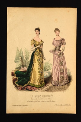 Fashion Plate; Bonnard; Anais Toudouze; 1891; LDFAN1990.48