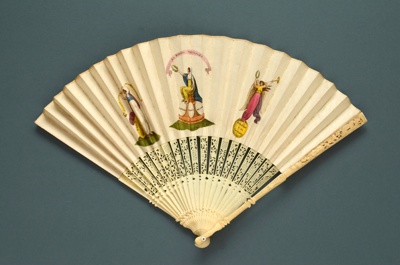 Folding Fan; c. 1740 (monture); LDFAN2010.123