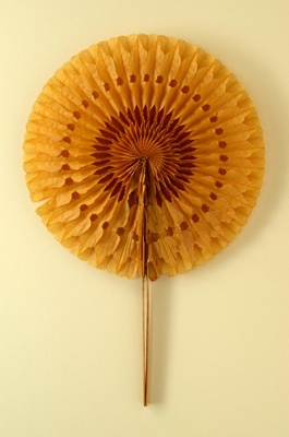 Advertising fan for Thomas Childs footwear; c.1900; LDFAN2003.237.Y