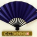 Folding fan advertising Japan Air Lines and cardboard sleeve; c. 1964; LDFAN1996.14 1/2