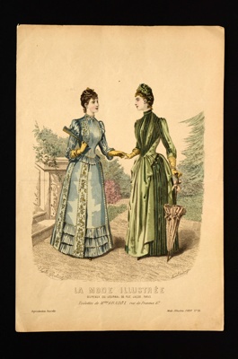 Fashion Plate; Anais Toudouze; Charles Rabouille; 1889; LDFAN1990.63