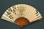 Folding fan produced for NY. K Line; c. 1937; LDFAN2003.413.HA