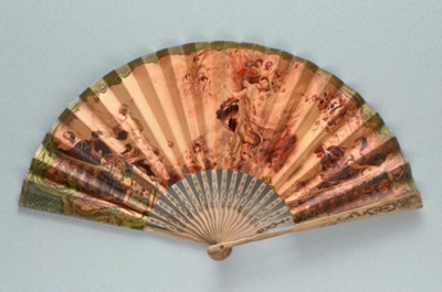Advertising fan for Princes Restaurant, Piccadilly, London c. 1900; LDFAN2013.81