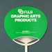Advertising fan for Fuji Graphic Arts Products; c.1990; LDFAN1994.111