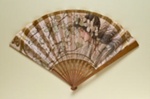 Folding fan advertising the Carlton Hotel Gendrot, c. 1900; LDFAN2014.98