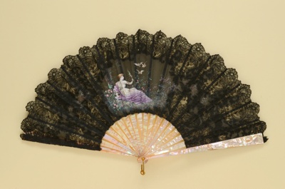 Folding Fan; c. 1910; LDFAN2009.44 