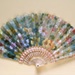 Folding fan painted with nasturtiums and honeysuckle Tutin, c. 1900; LDFAN2014.57