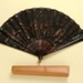 Folding Fan & Box; c. 1900; LDFAN2010.132.A & LDFAN2010.132.B