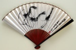 Advertising fan for Civil Aviation Administration of China (CAAC); c. 1960; LDFAN2003.405.HA