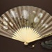 Folding Fan & Box; 1880s; LDFAN2006.49.A & LDFAN2006.49.B