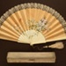 Folding Fan & Box; c. 1880; LDFAN2012.13.A & LDFAN2012.13.B