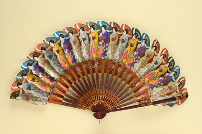 Folding Fan; c. 1900; LDFAN1994.201