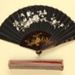 Folding Fan & Box; c. 1920; LDFAN2003.328.Y.A & LDFAN2003.328.Y.B