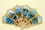 Brisé souvenir fan for destinations on Lake Como, Italy; c.2006; LDFAN2009.20