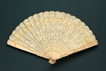 Ivory Brisé Fan, Chinese; c.1840s; LDFAN1994.189