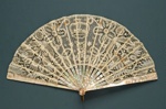 Folding Fan with lace leaf.; 1911; LDFAN2004.1