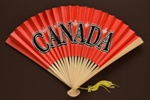 Souvenir fan for the country, Canada; c. 1970s; LDFAN2006.5