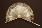 Cockade Parasol Fan; c. 1860; LDFAN1996.23