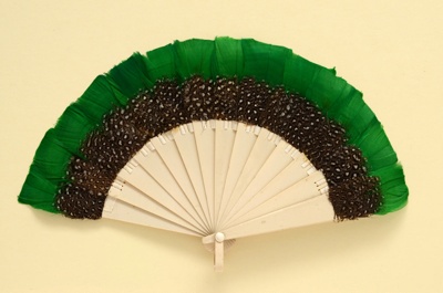 Feather Fan; c. 1920s; LDFAN2001.35