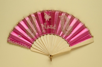 Folding Fan; c. 1860; LDFAN2010.8