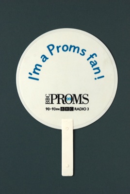 Advertising fan for BBC Proms; LDFAN1999.14