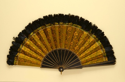 Folding Fan; c. 1887; LDFAN2003.21.Y