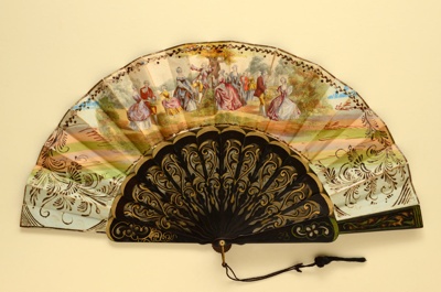 Folding Fan; c. 1840-50; LDFAN2003.187.Y