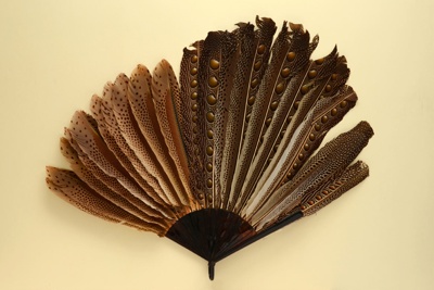Feather Fan; c. 1900; LDFAN1994.127