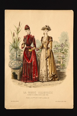 Fashion Plate; I. Desgrange; Bonnard; 1889; LDFAN1990.62