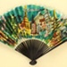 Advertising fan for Cathay Pacific Airways; c. 1950s; LDFAN2003.406.HA