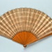 Wooden folding fan printed with country dances English, 1789; LDFAN2014.178