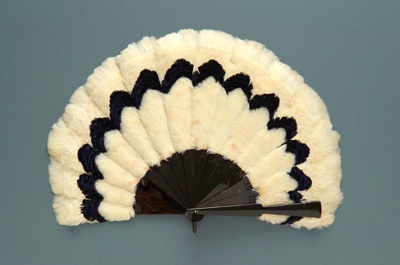Feather Fan; c. 1900; LDFAN1989.19