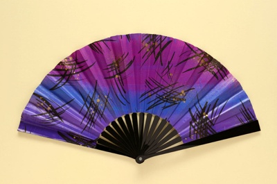 Folding Fan; c. 1980; LDFAN1991.59