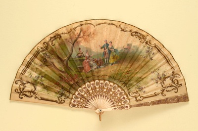 Folding Fan; c. 1920; LDFAN2001.2