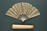 Folding Fan & Box; c.1910; LDFAN2007.3