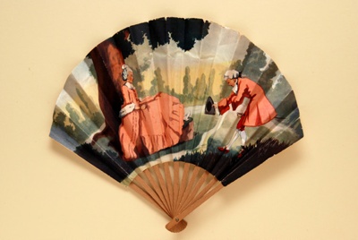 Advertising fan for the Ritz Restaurant; c. 1920s; LDFAN1994.54