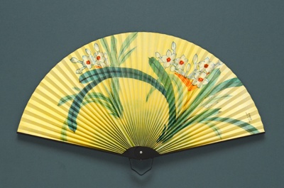 Half Cockade Fan; c. 1980; LDFAN1994.56