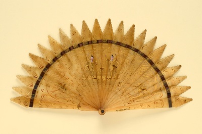 Brisé Fan; c.1830; LDFAN2006.84