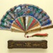 Folding Fan & Box; c. 1870s; LDFAN1990.1.1 & LDFAN1990.1.2